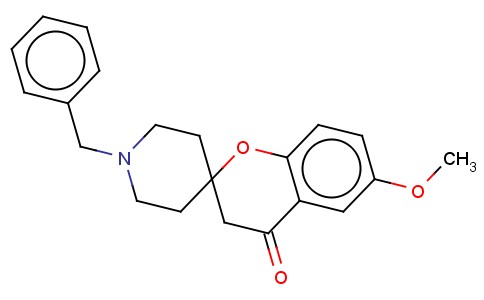 6-METHOXY-1'-(PHENYLMETHYL)-SPIRO[2H-1-BENZOPYRAN-2,4'-PIPERIDIN]-4(3H)-ONE